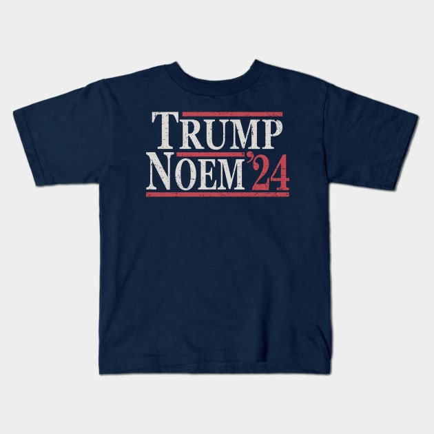 Donald Trump Kristi Noem 2024 Kids T-Shirt by Etopix
